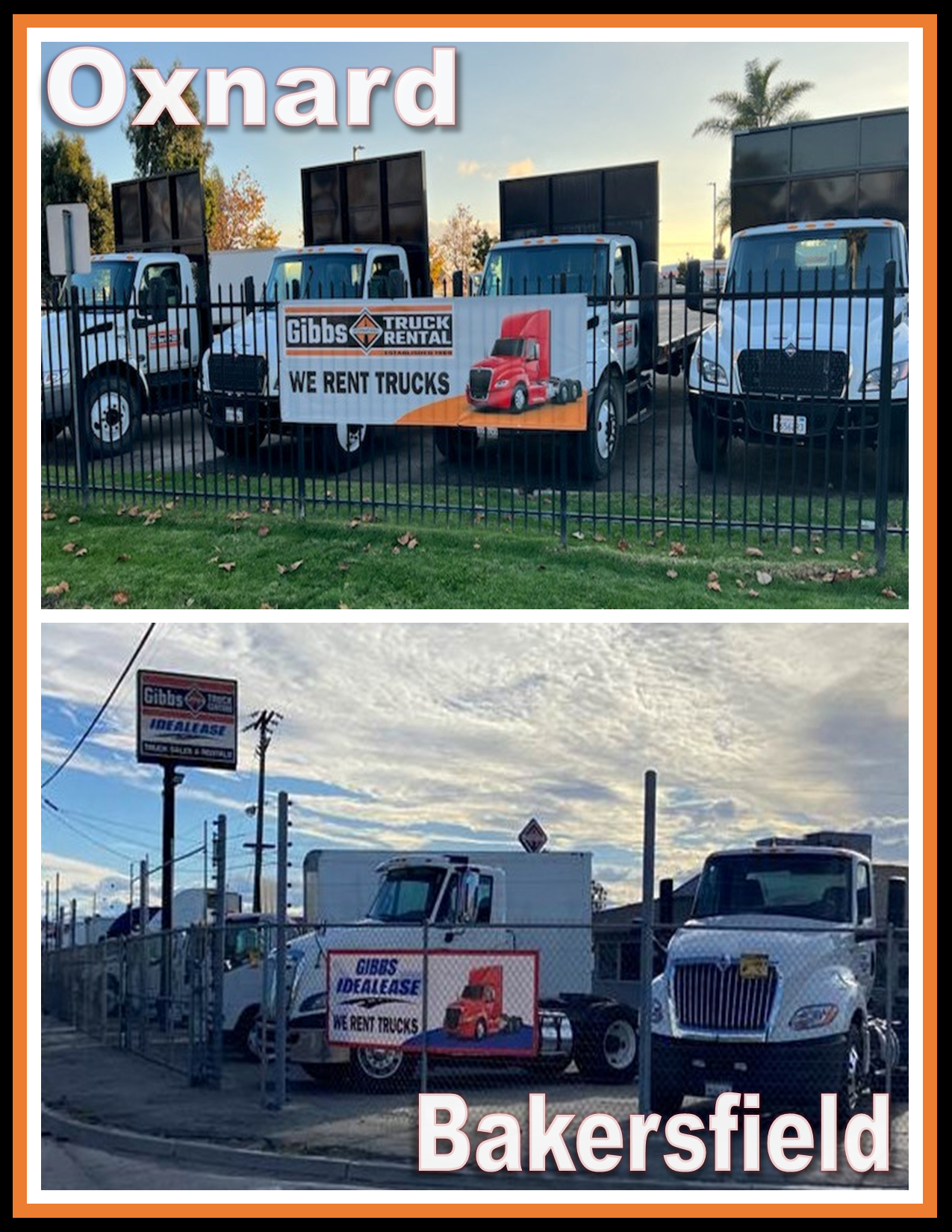 Oxnard & Bakersfield Rental Banners